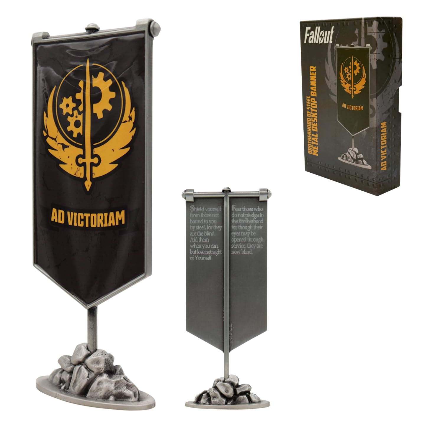 Fallout Brotherhood of Steel Metal Banner