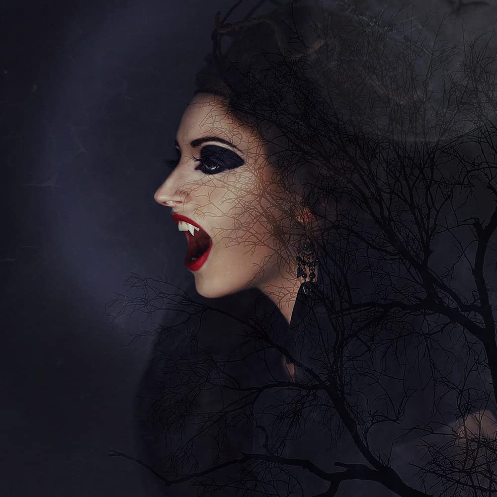 Vampirzähne Einziehbar - 4 Stück Set Für Halloween & Cosplay, Realistisch & Wiederverwendbar