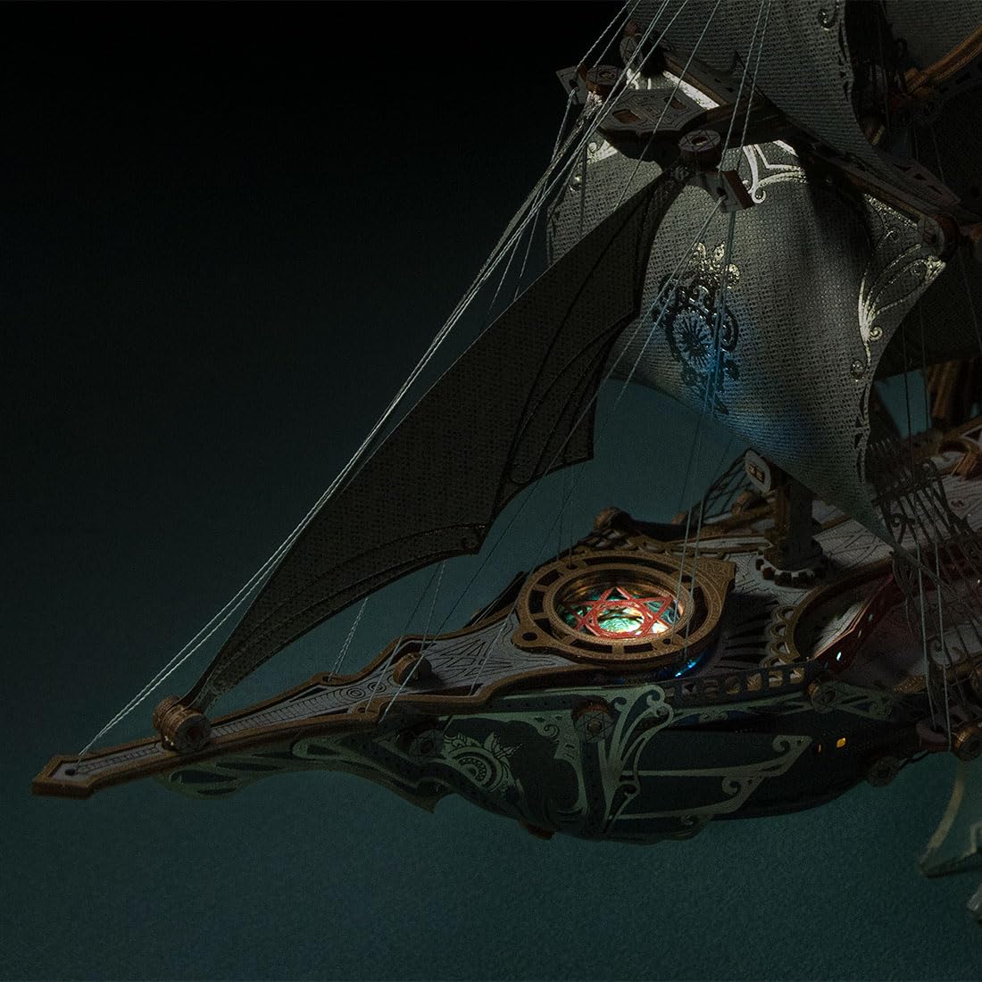 Puzzle in legno 3D, elfo vittoriano, nave a vela, pirati, decorazione, regalo per adulti (nave elfa)