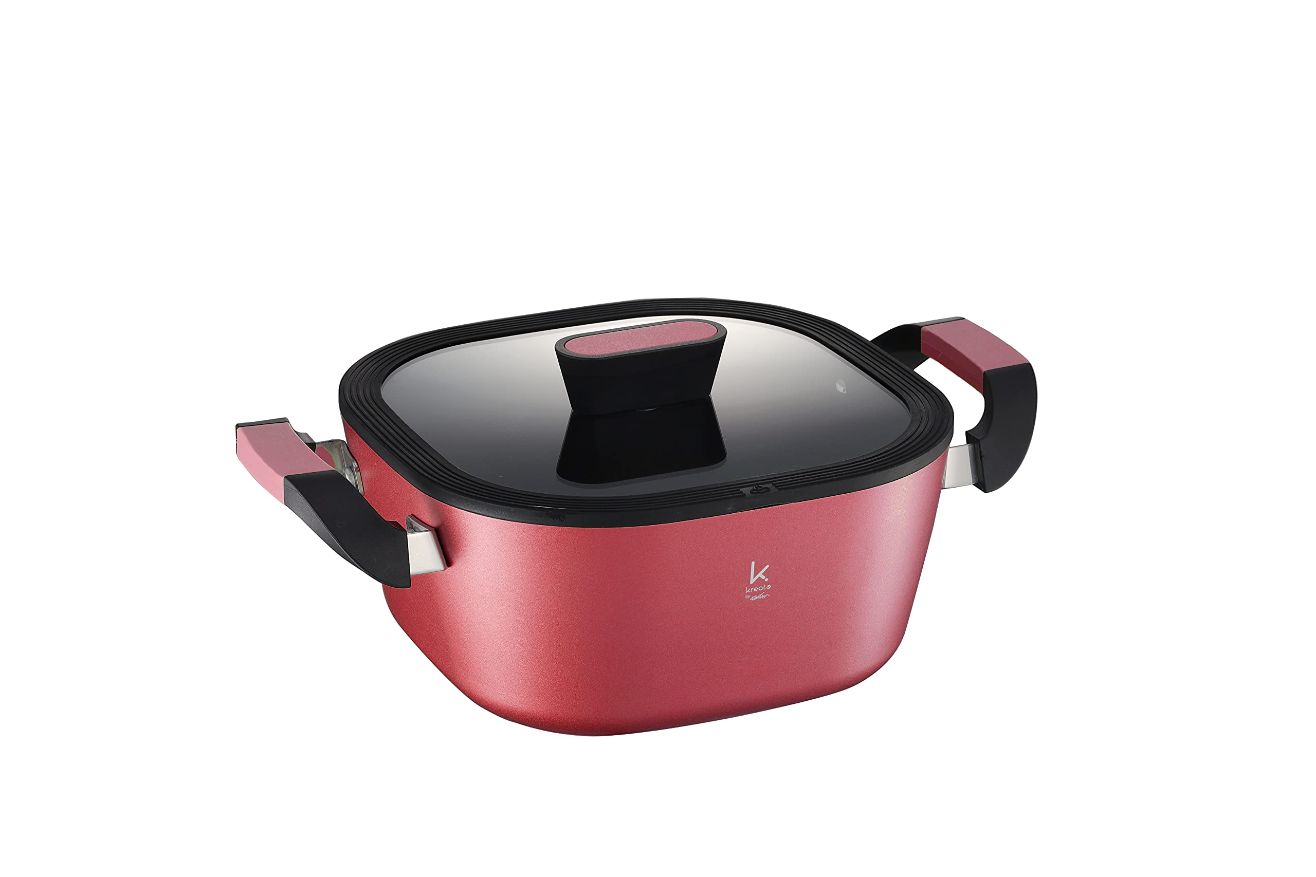 Todamu Cooking Pot,Pasta Pot,Stock Pot With Tempered Glass Lid,Casserole,Forged Aluminum,Teflon Clas