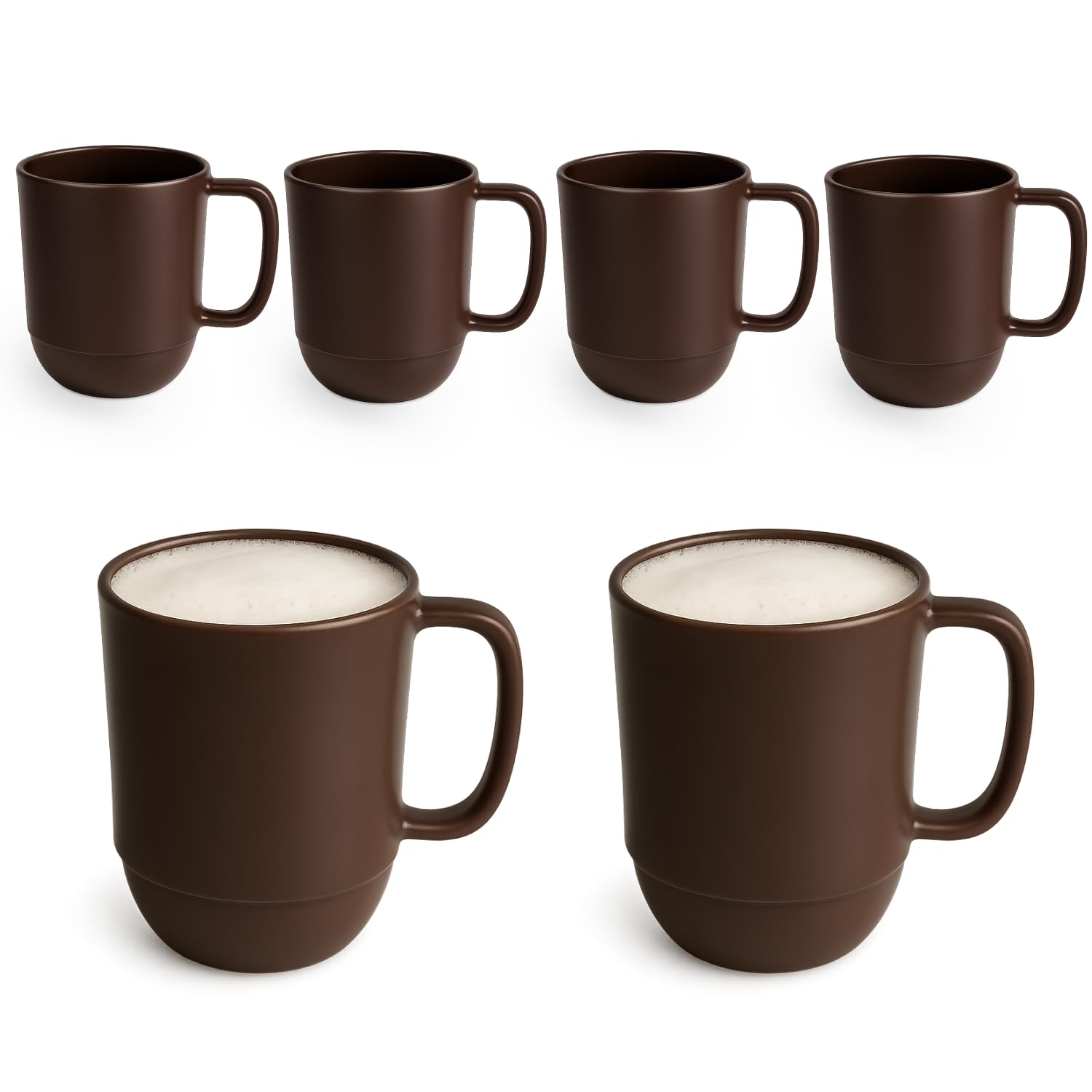 Amazon.com: JapanBargain Japanese Plastic Mug 6 Pack 12oz BPA-Free