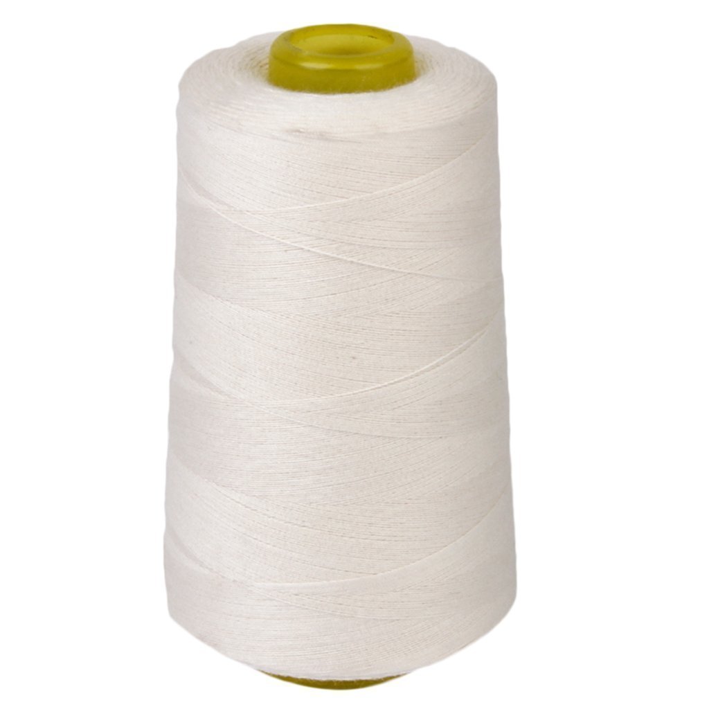 Romote Cotton Sewing Thread for Sewing Machine 3000 Yards Unbleached