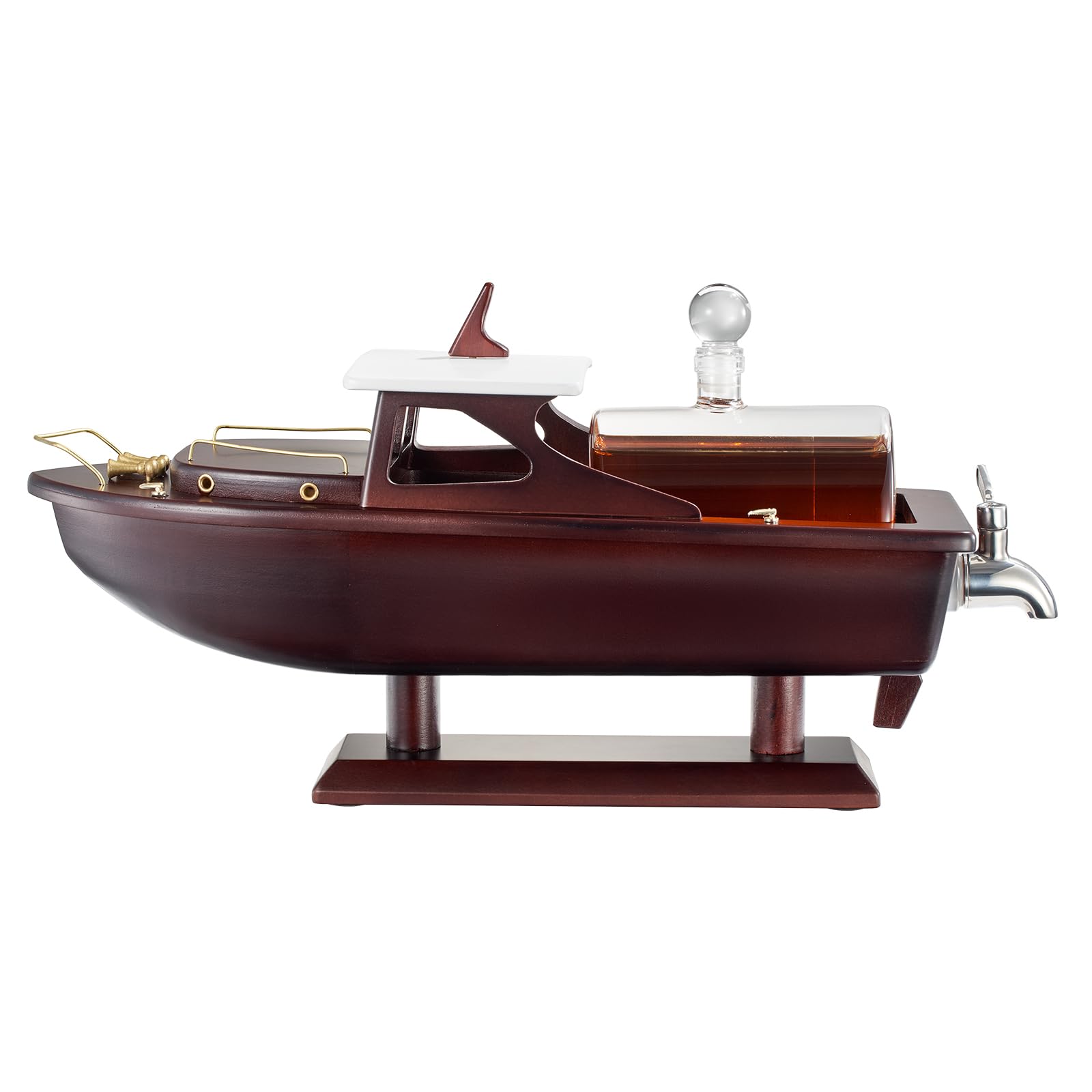 デカンタ　スペイン製　船 Amazon.co.jp: ボート船 ウイスキー&ワインデカンタ 船 モナコ