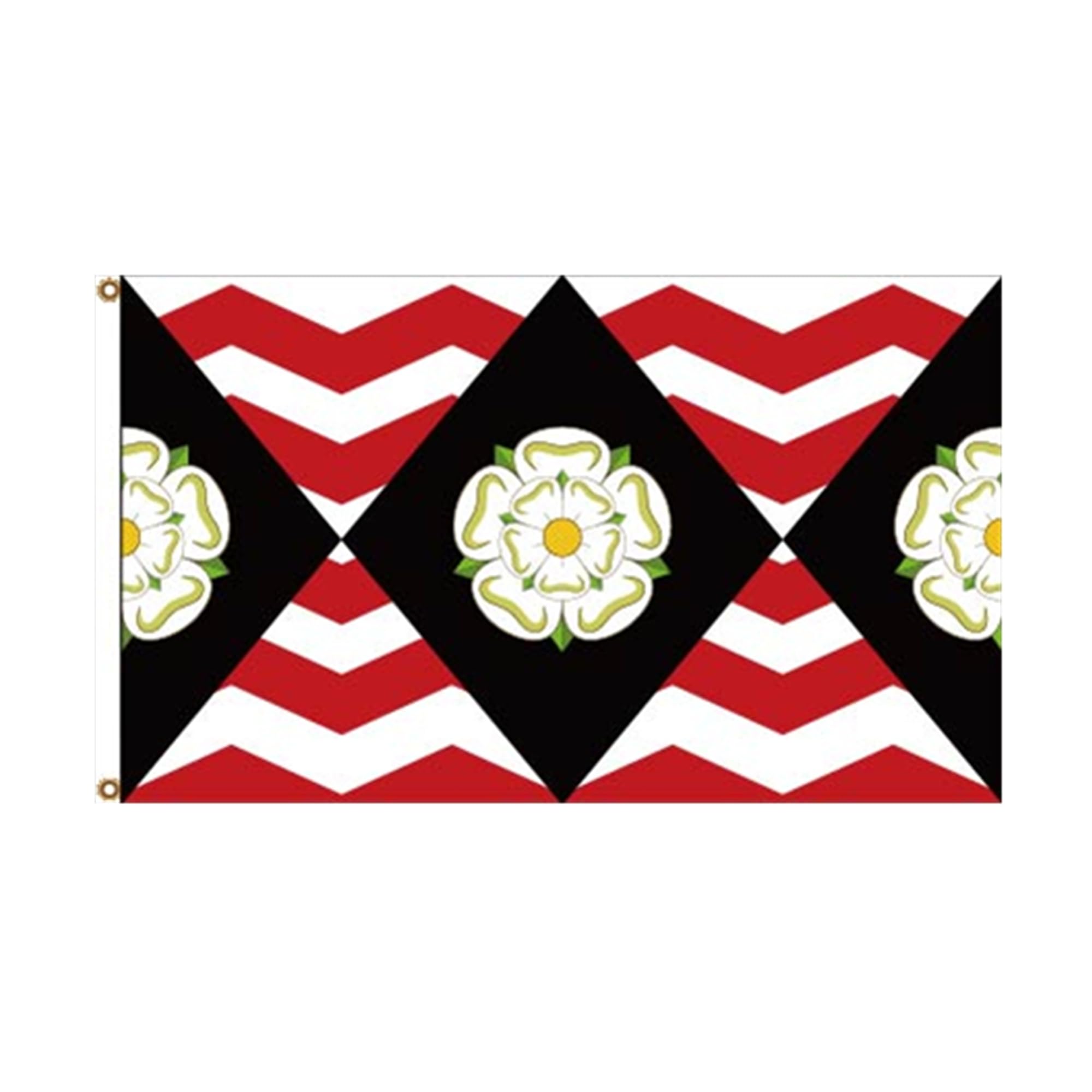 South Yorkshire city Flags Banners - Durable 100% Polyester Fabric with Brass Grommets & Headband,3x5ft Outdoor Indoor Flying Banner for Festival,Business,Party,School,Decoration and Patriotic Display