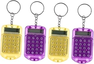 VILLCASE 4 Unidades Mini Computador De Bolso Calculadora Científica Calculadora De Bolso Pequeno Calculadora De Bolso Chaveiro Infantil Chaveiros Para Crianças Contadores De Matemática