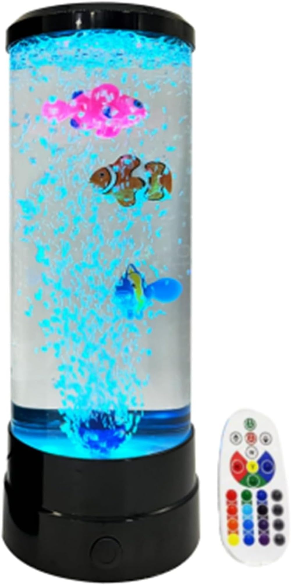 Amazon | アクアリウム 卓上 クラゲ 金魚 LED 水槽 ミニ水槽 透明 小型