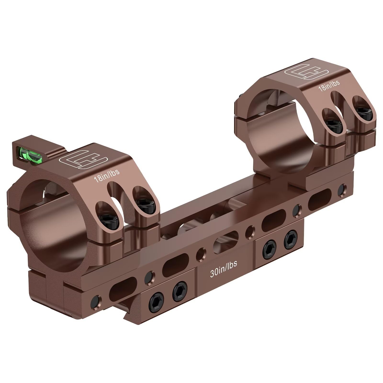 WestHunter Optics Precision WH304 Dovetail Scope Mount, Exclusiva para Competencias Deportivas | Brown