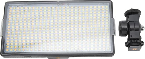 Miniatura 9 de Luz de video LED, lámpara LED de panel plano de 30 W, 416 piezas, cámara de fotografía ajustable, iluminación de relleno, para transmisión en vivo y