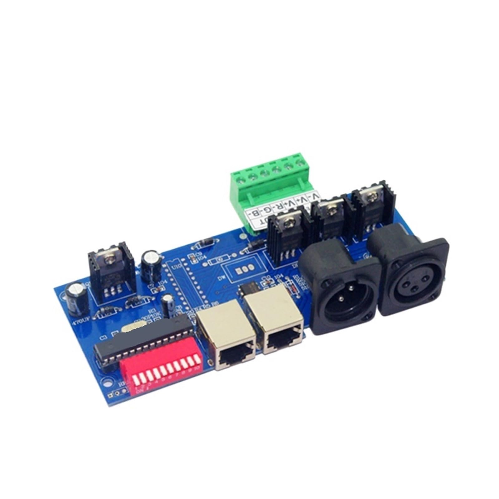 ZXAOMMBEA DMX512 Controller LED Decoder RGB 3CH Light Strip DMX-NET-K-3CH-BAN Dimmer for Lights