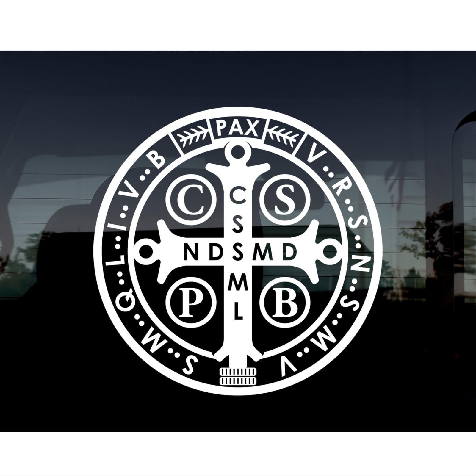 BENTL　ベントメタル　ステッカー Amazon.com - 5pcs Car Sticker Saint Benedict Religious Catholic