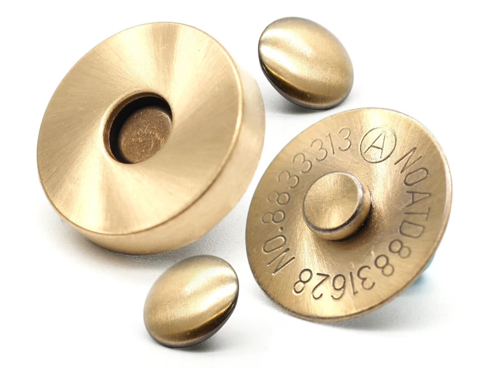 Amazon.com: CRAFTMEMORE 6 Sets Double-Sided Rivet Magnetic Snap