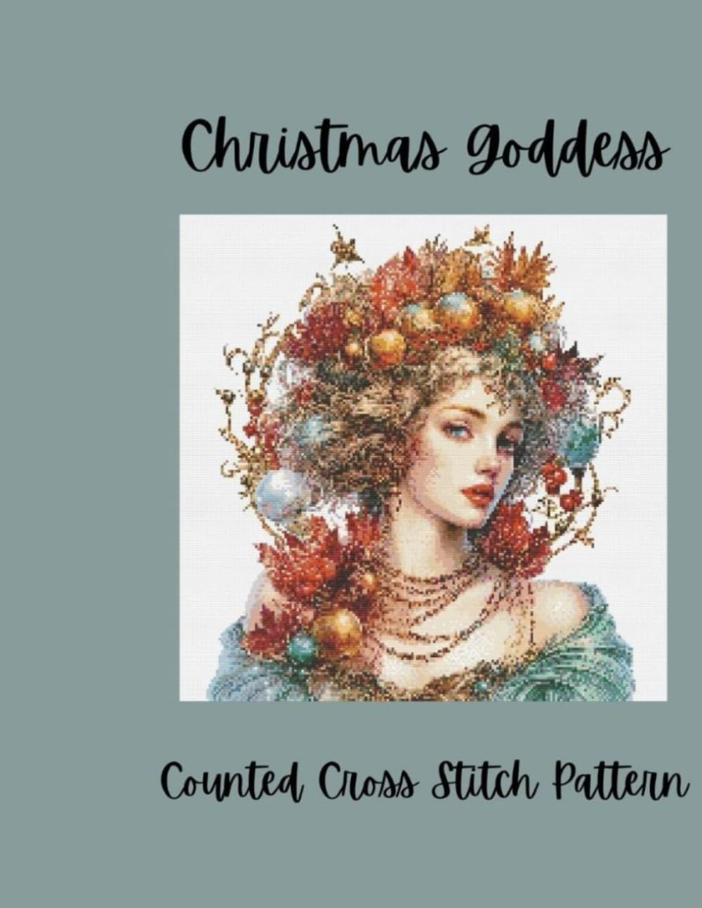 Christmas Goddess: Counted Cross Stitch Pattern