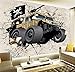 Wandbild HD mit personalisiertem Foto Militärfahrzeuge, um die Wand zu brechen TV-Sofa-Schlafzimmer Ktv-Hotel-Wohnz 3d Tapete Wanddekoration fototapete wandbild Schlafzimmer Wohnzimmer-150cm×105cm