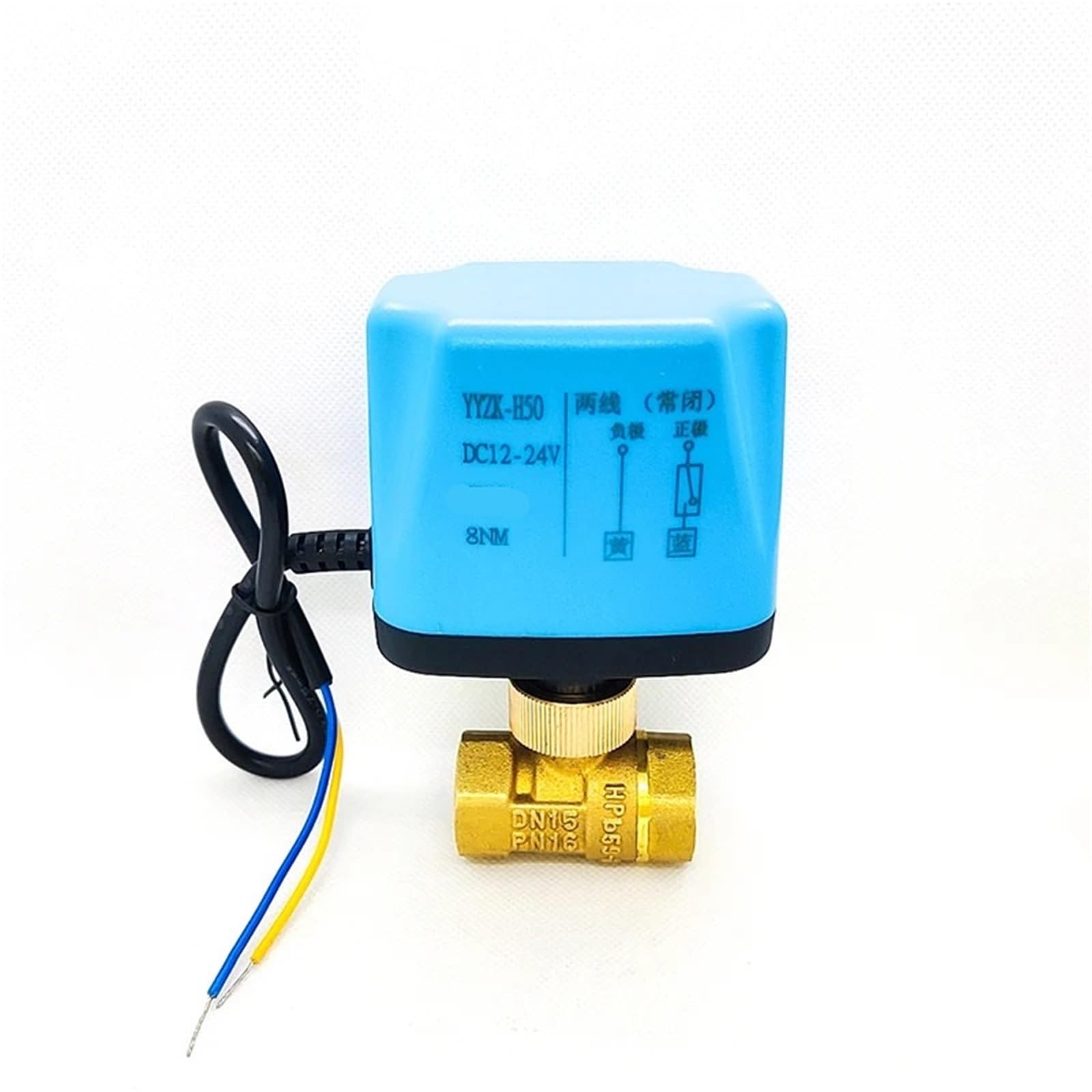 Vanne à boisseau sphérique électrique 1/2 pouce pour automatiser l'arrosage du jardin