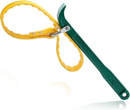 SPEEDWOX Llave de correa de cinturón de 12 pulgadas, juego de llaves de filtro de aceite, herramienta removedor de filtro de aceite, llave de correa