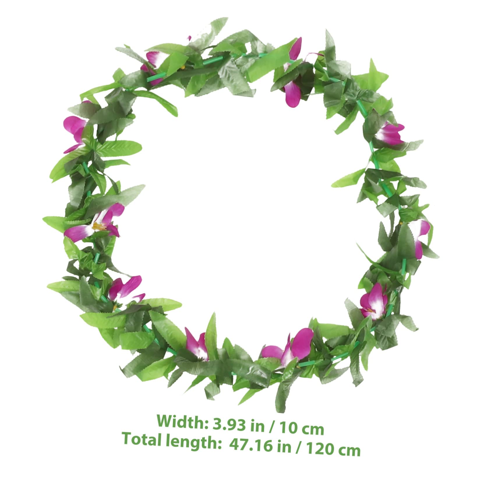 GLEAVI 3 Set Lei Hawaiana Per Ghirlande Di Festa Luau Forniture Spiaggia Decorazioni Del Partito Delle Hawaii Di Fiori Hawaiana Ghirlande Hawaiane Poliestere 6 Pezzi*3
