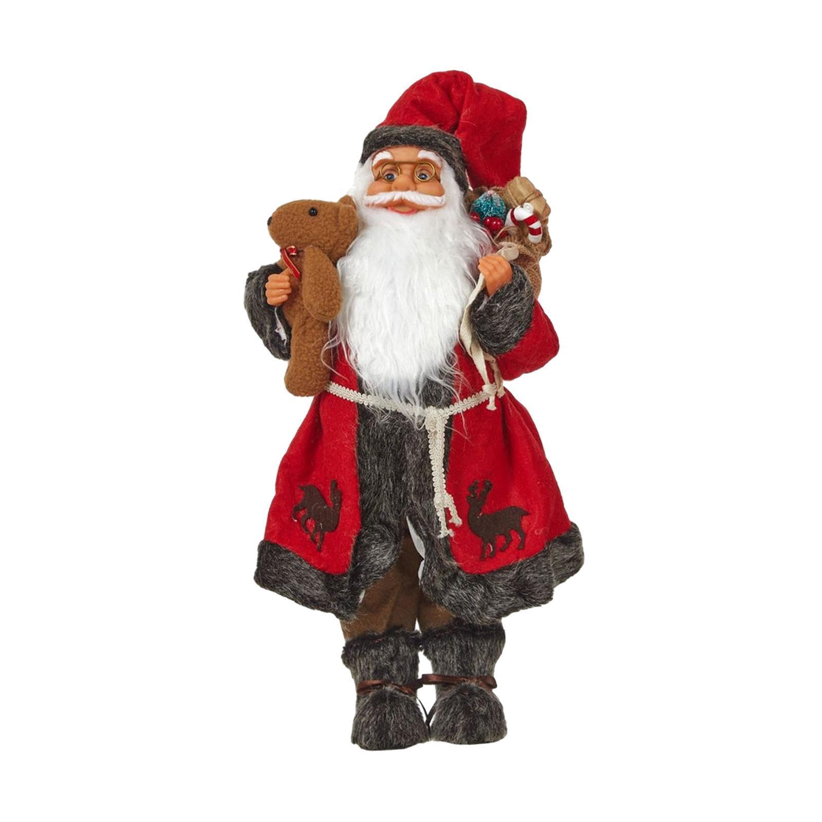 KIXZSAZ Santa Claus Figurine Decor Ornament Christmas Festive Table Arrangements And Holiday Family Celebrations Centerpiece Holiday Decoration Santa Claus Toys