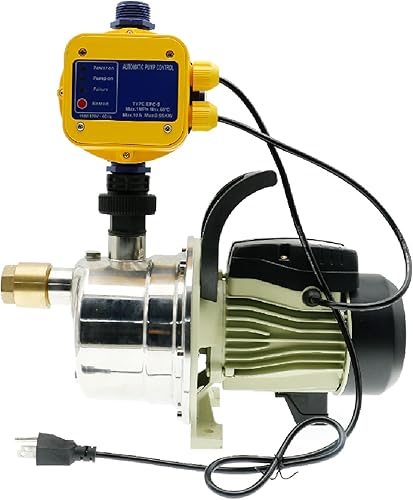 12 HP Home Water Booster Pump Irrigation Water Garden Pond Pump Shallow Well Pump Self Priming Jet Pump