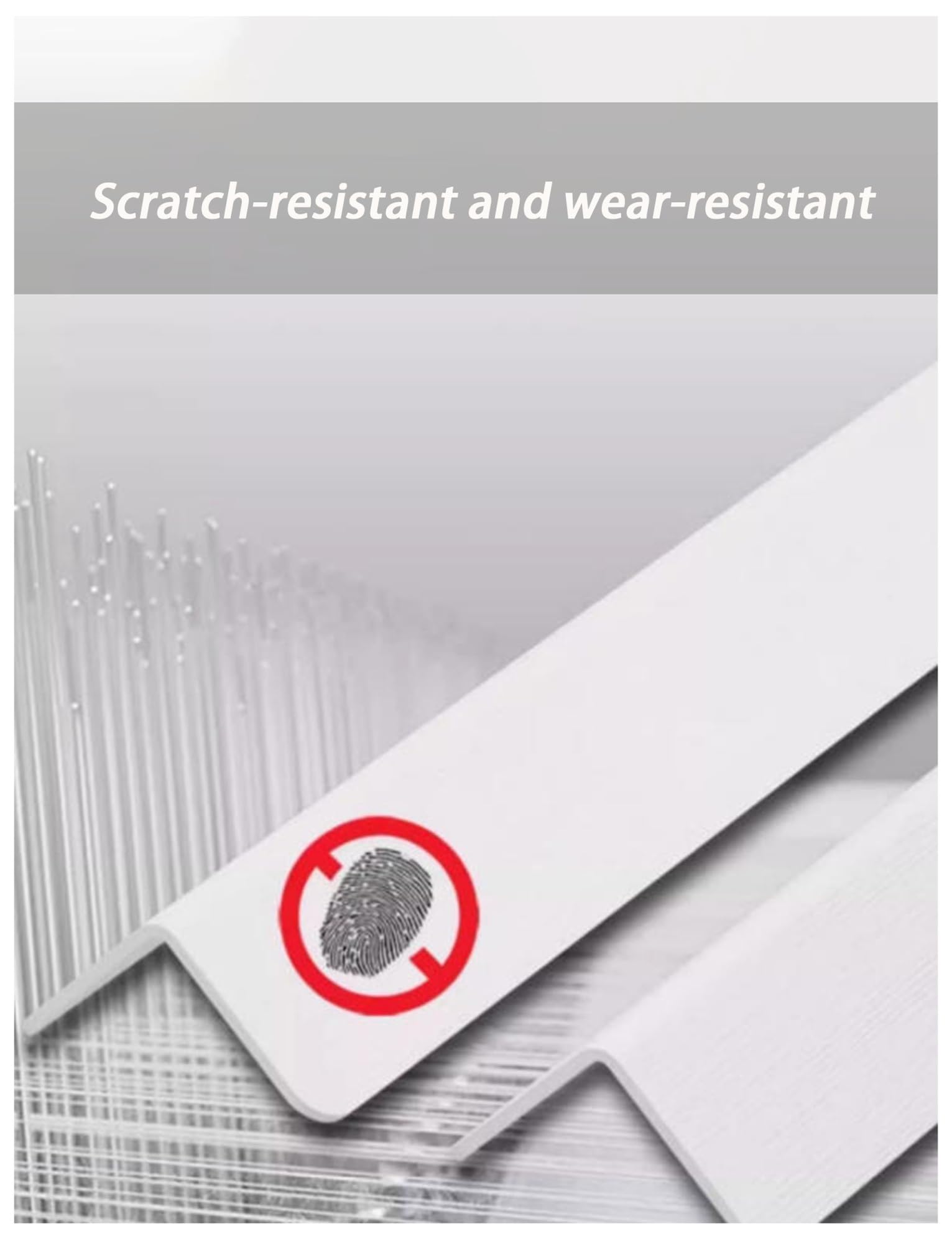 Genérico Protectores de Esquinas de Pared autoadhesivos de PVC de 90 Grados for Muebles, Puertas y mesas.(B-5pc,2.5X280cm)