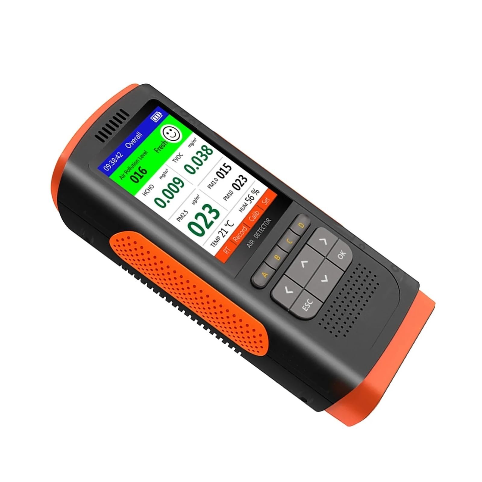 Monitor jakości powietrza, Detektor formaldehydu Monitor jakości powietrza PM 2.5 przenośny wyświetlacz zanieczyszczenia powietrza rodzinna dekoracja miernik CO2 analizator,do domu, biura, samochodu