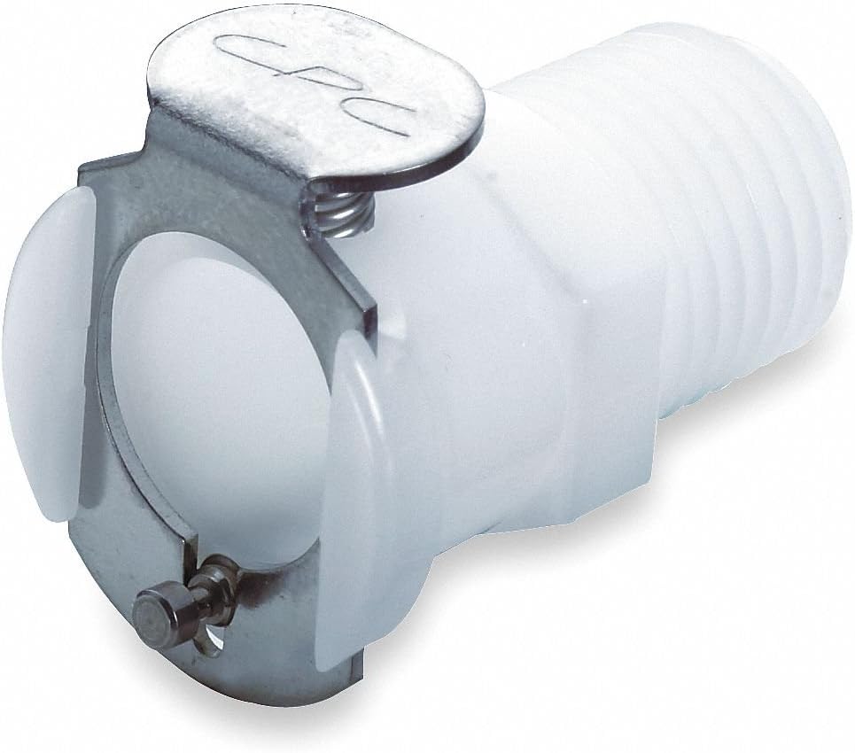 PLC Series Shut-Off MNPT Inline Coupler for LC and PLC Inserts - PLCD10006, (Pack of 5)