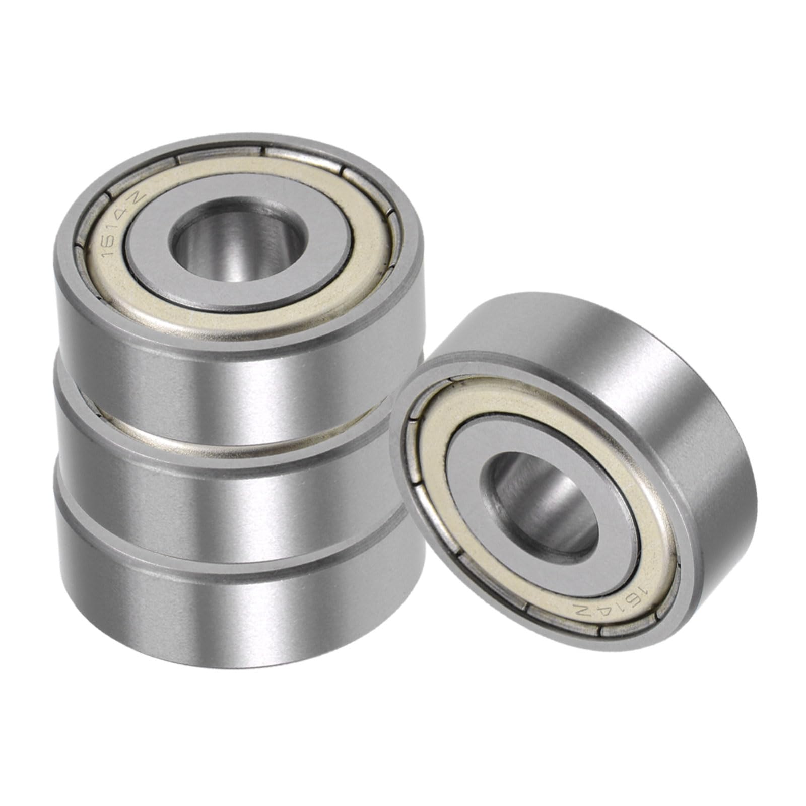 Kozelo 4pcs Deep Groove Ball Bearing 1614ZZ - [9.5mm x 28.5mm x