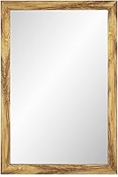 Vista 1 de ANDSTAR Espejo de pared con marco de madera de 24 x 36 pulgadas, espejo rectangular rústico retro para colgar en el dormitorio, baño, espejo rústico