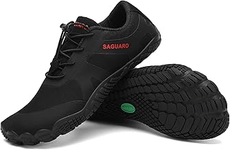 SAGUARO Unisex Barfußschuhe Outdoor Barfuss Traillaufschuhe Zehenschuhe mit Zero-Drop Solhe Gr.36-48