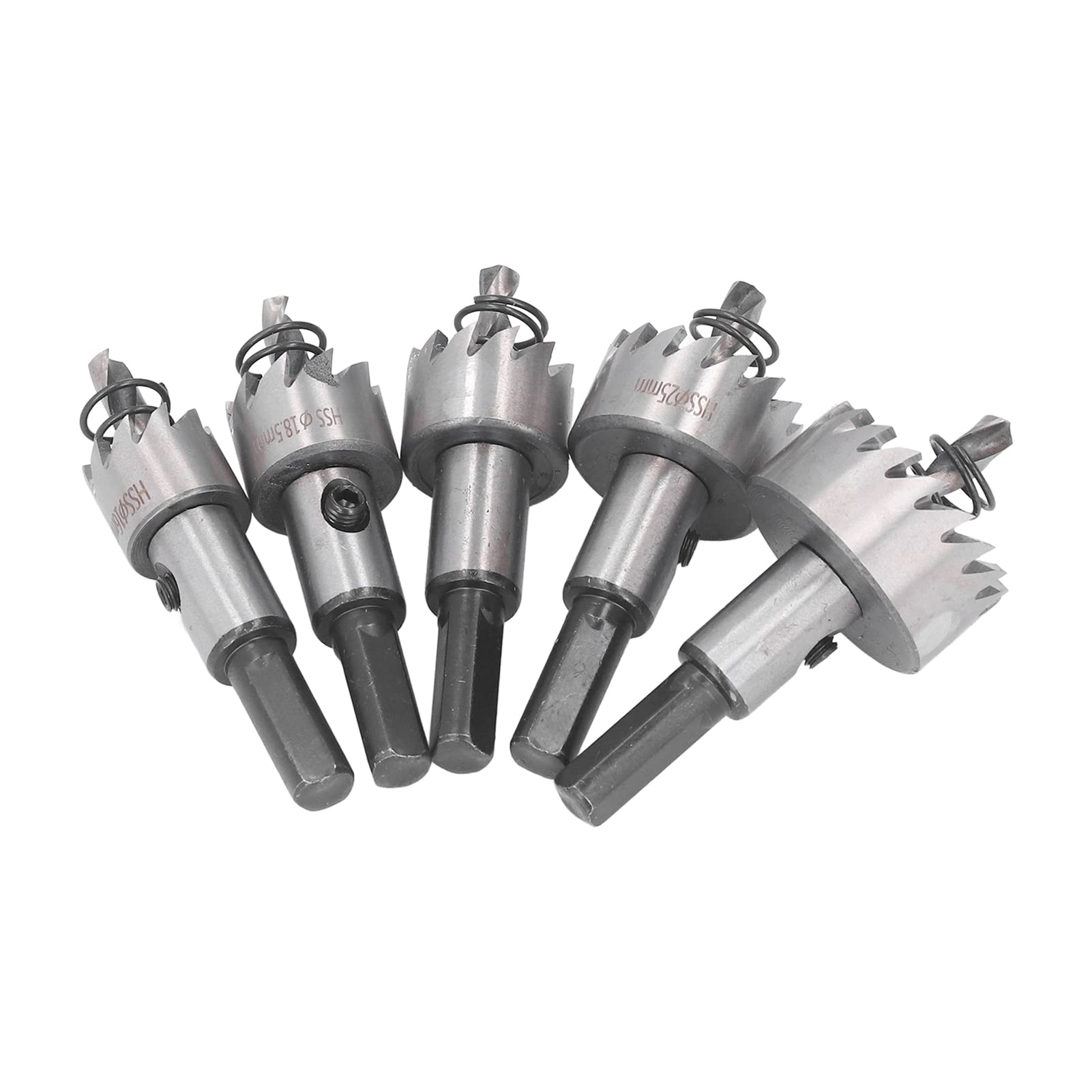 Reactor Tip 16-30mm High Speed ​​Steel Hole Saw Set Good Impact Resistance Low Vibration for Aluminum Alloy Panels