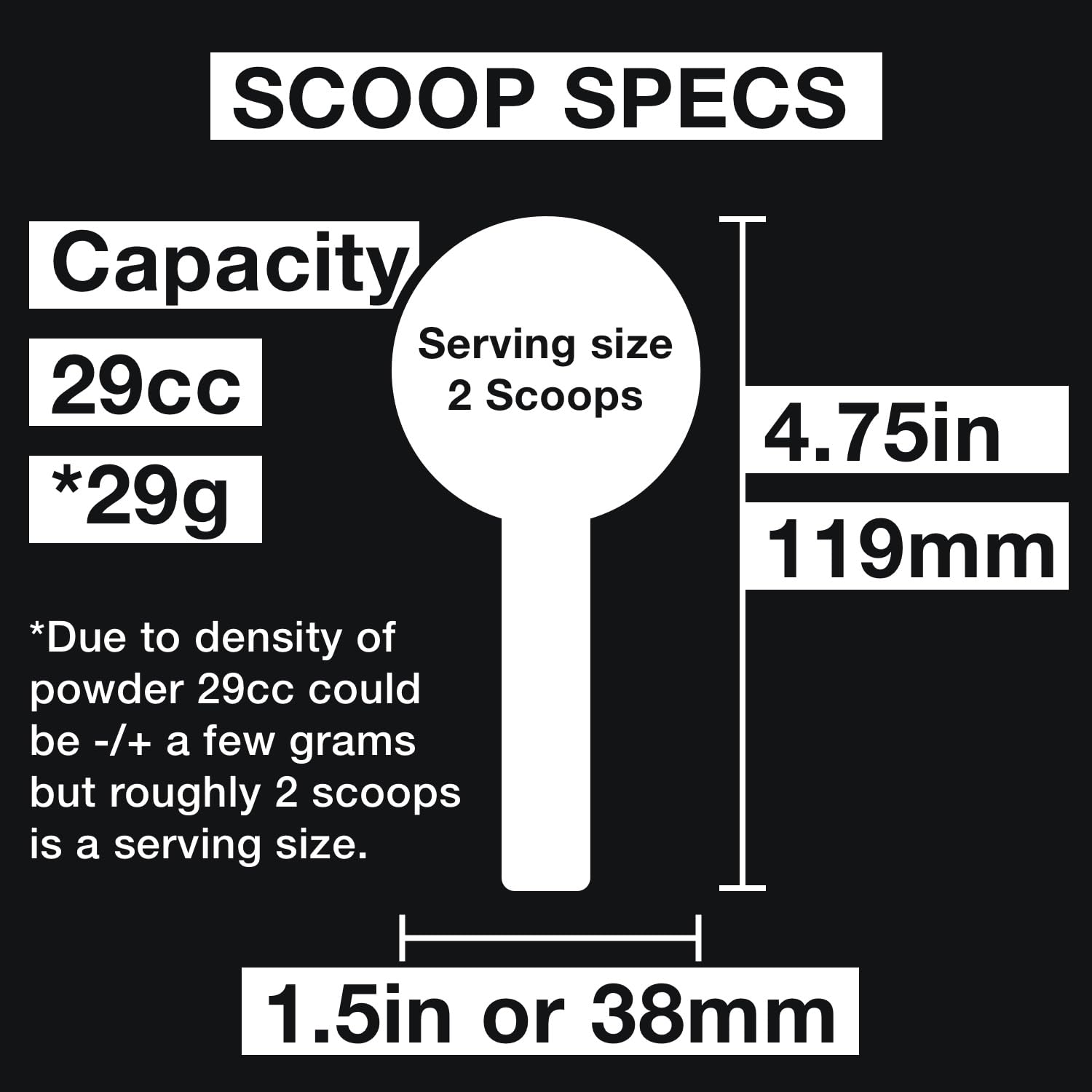ScoopDupe Scoop made for Orgain Organic Vegan Protein Superfoods Powder, Measuring Cup, 29.6cc, BPA Free, Durable, Dishwasher Safe (Pack of 2, Clear, 29.6cc)