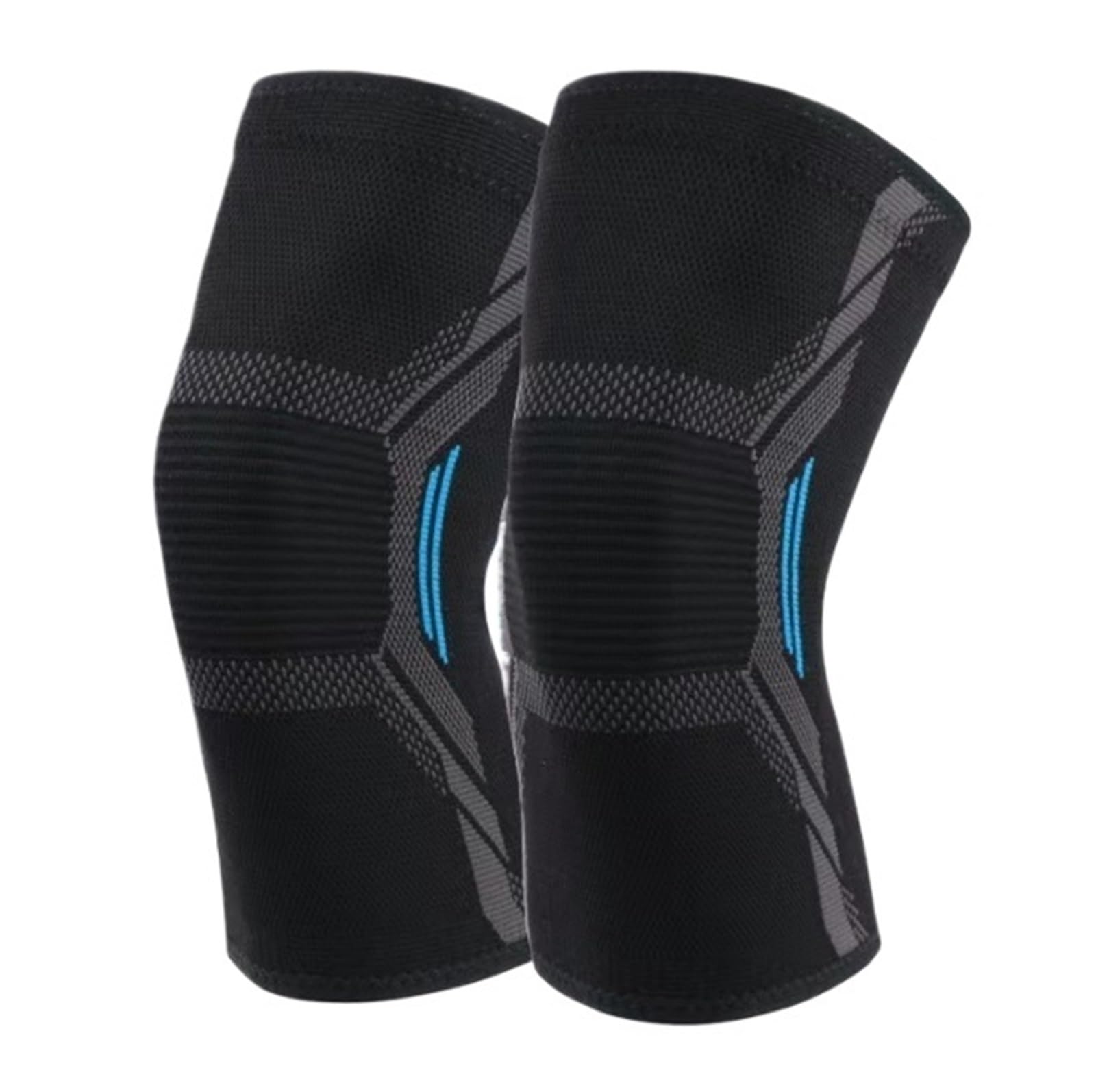 Ginocchiere Unisex Adatto for Ginocchiere Sportive da Ballo, Basket, Calcio, Pallavolo Tutore Ginocchio(Blue,XXL)