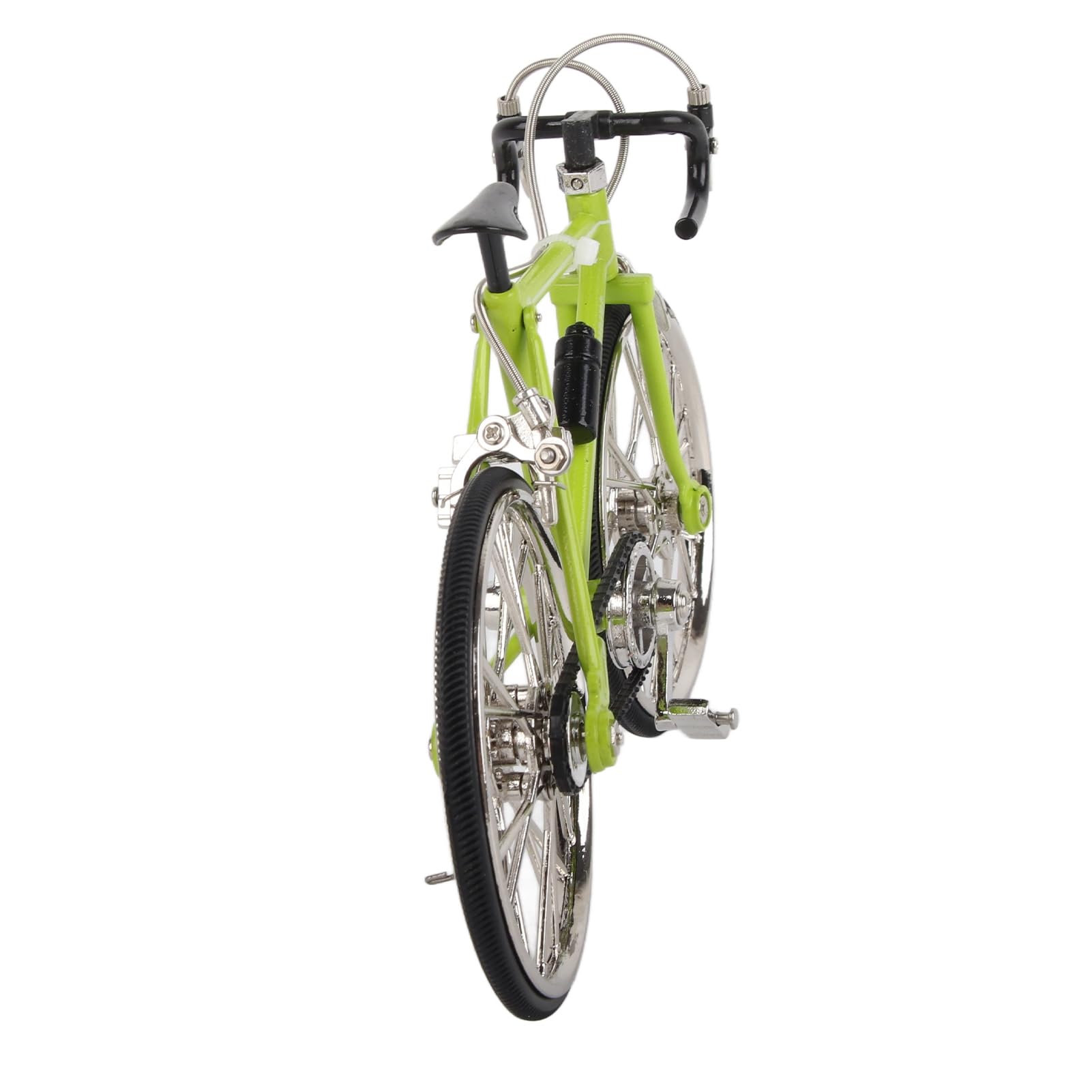 Ornamento Modello Bici, Giocattoli per Bici da Dito Decorazione Giocattolo per Bicicletta in Miniatura Staccabile 3D Modello di Bici Retrò Statua Bici da Dito in Metallo per Regali di Compleanno