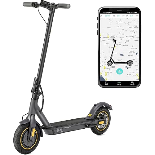 Electric Scooter with Seat, 500W Powerful Motor,Electric Scooter for Adults Max Speed19 Mph/25 Miles Range Smart LCD Display Electric Scooter with Carry Basket