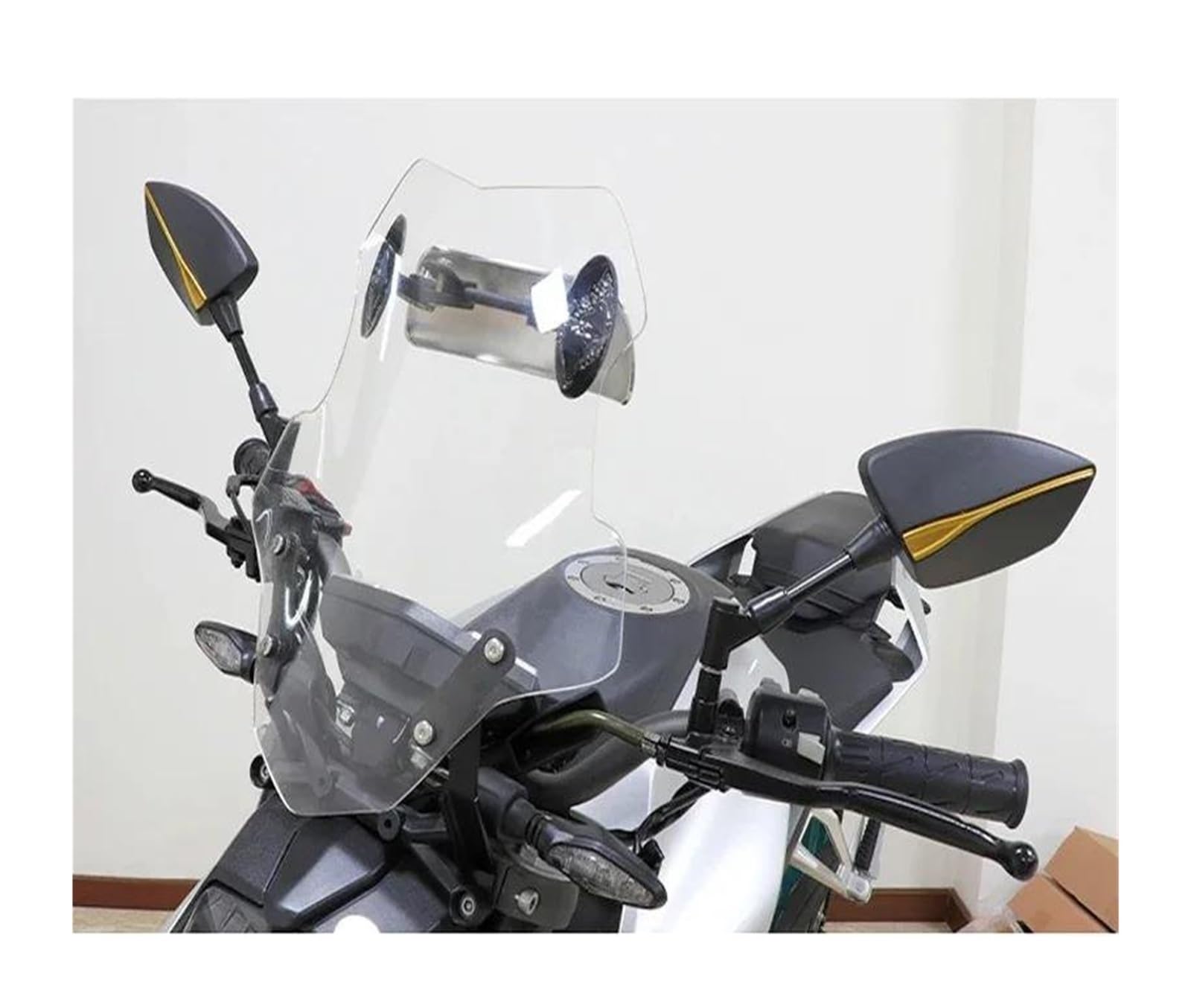 Rétroviseurs Latéraux Moto Pour Gil&era FUOCO 500 GP800 GP850 NEXUS 300 250 E3(Silver)