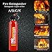 Fire Extinguisher for Home, 2Pack Car Fire Extinguisher with Mount, 4 in 1 Portable Kitchen Fire Extinguisher for A, B, C, K Category, 620ml Water-Based Fire Extinguisher for Truck Boat Home Office