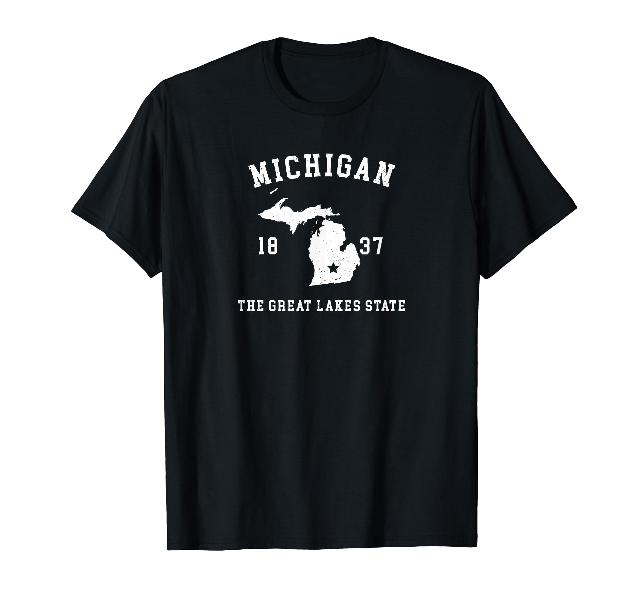 Michigan Great Lakes State Vintage T Shirt