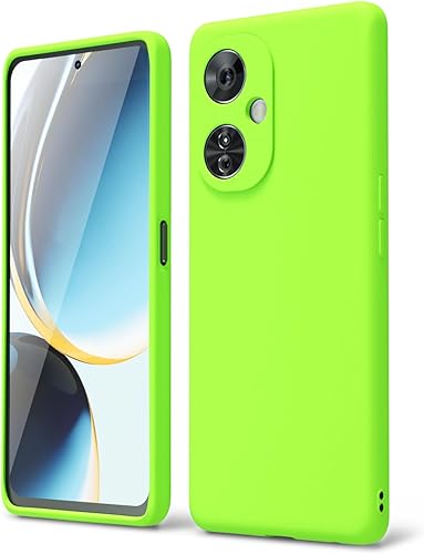 Miniatura 7 de oakxco Funda para teléfono Oneplus Nord N30 0.18 oz de silicona líquida, bonita funda delgada y delgada de goma suave de poliuretano termoplástico