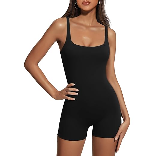 AUTOMET Womens Jumpsuits Shorts Rompers Workout One Piece Bodysuits Jumpers Yoga Summer Fashion Vacation Outfits Clothes 2025