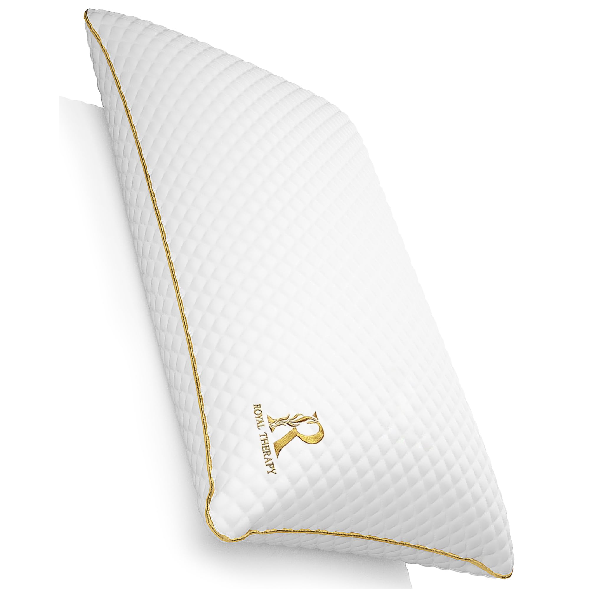 Royal Therapy King Memory Foam Pillows Shredded, Bed Pillow, Firm Pillow, Foam Pillow, King Size Pillows, Pillow for Side Sleepers, Pillows for Sleeping, Side Sleeper Pillow,Stomach Sleeper Pillows