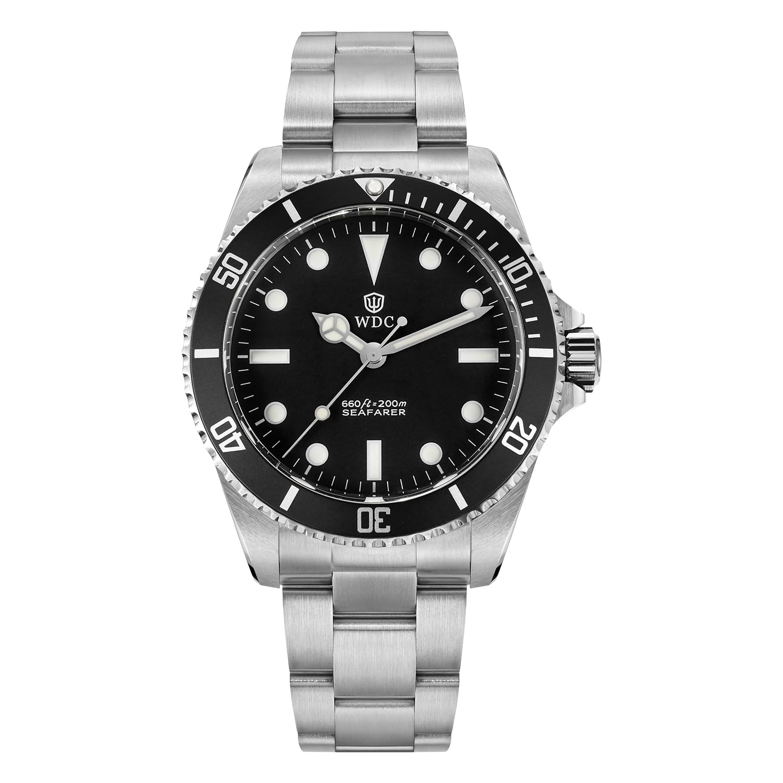 watchdives WD5513Q Orologio subacqueo da uomo, vintage, giapponese, VH31, Sweep Second, movimento al quarzo, orologio subacqueo di lusso, 40 mm, vetro zaffiro bombato, impermeabile 20 bar