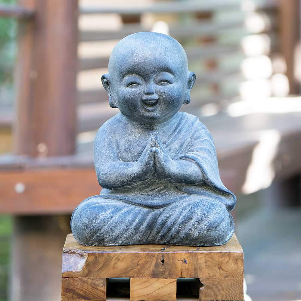 Amazon.com : Garden Age Supply Praying Shaolin Monk : Patio, Lawn