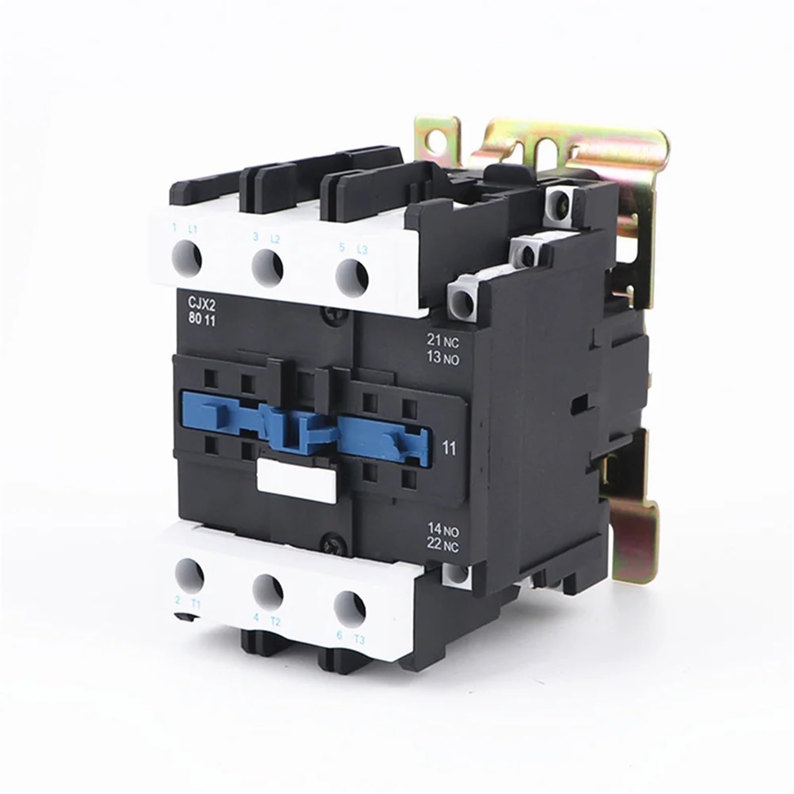 Contacteur AC CJX2-8011 80A triphasé pour rail DIN et bobine 380V