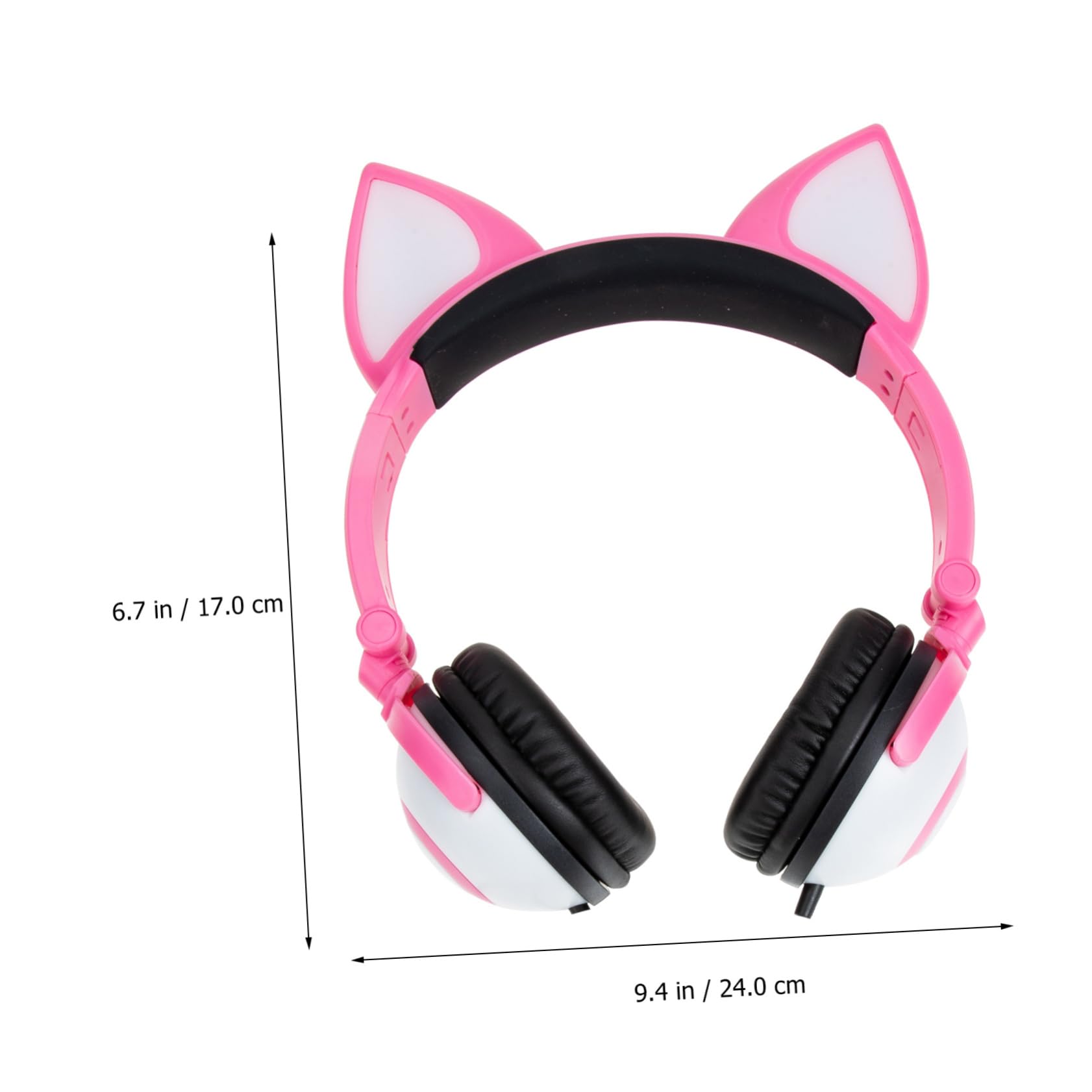 Uonlytech Gatto Cuffie 5 Orecchie Jack per 3, Mm Bambini