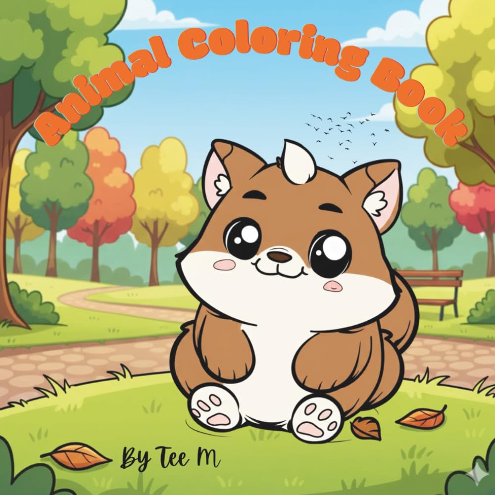 Animal Coloring Book: Squishy Cute Animals
