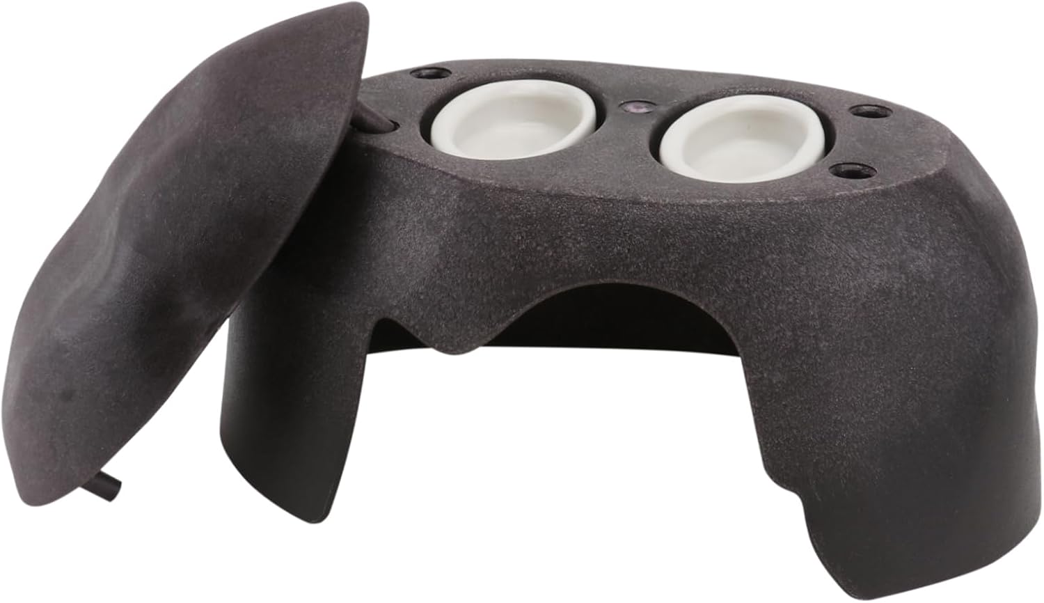 balacoo 2 Pcs Turtle Lizard Hideout Reptile Nest with Ceramic Bowl Humidification Shelter Large Reptile Cave for Aquarium