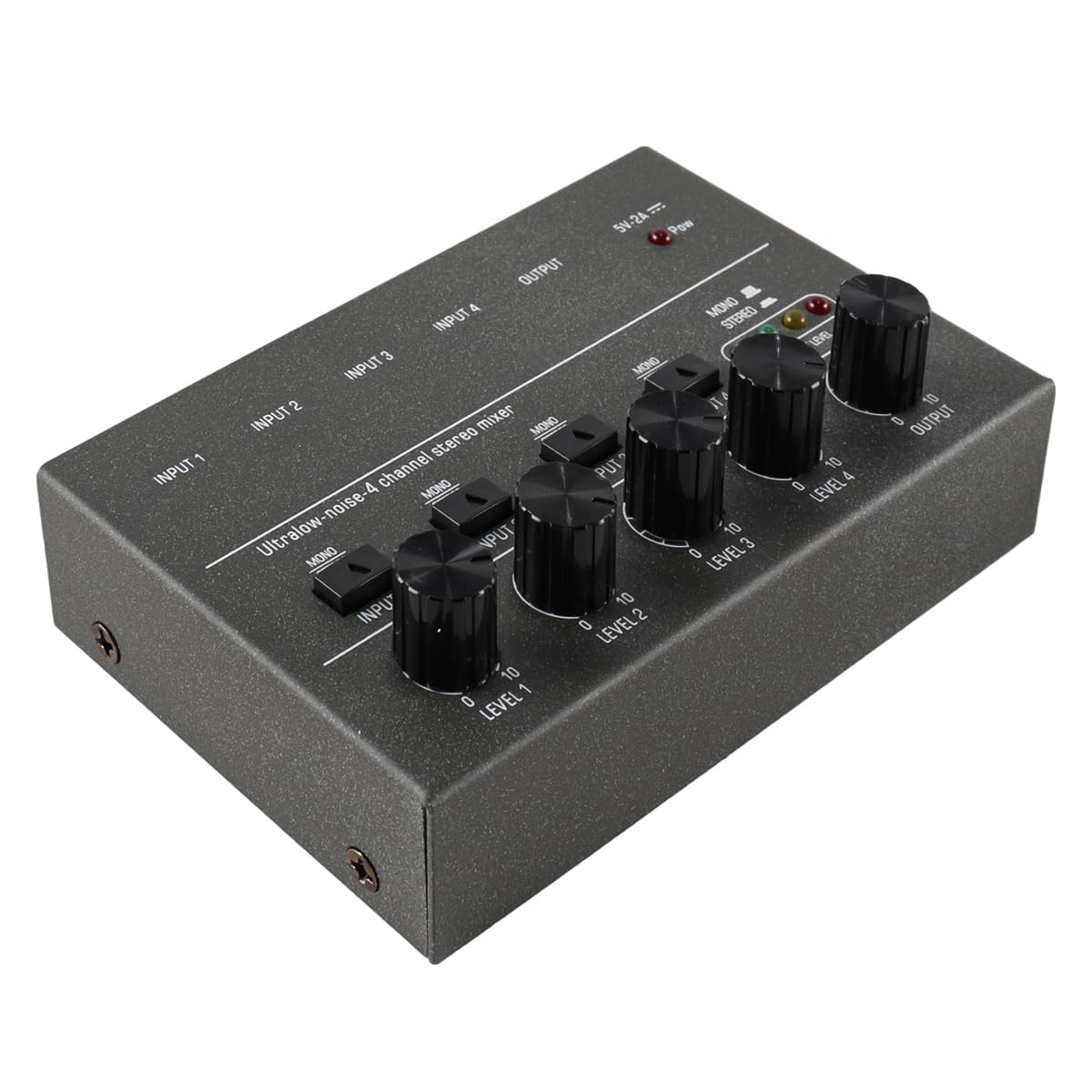 Orivin 4-channel Mini 5V Ultra-compact Low-noise Line Mixer Suitable for Microphones Guitars, Keyboards, Mobile Phones, Etc - Image 4
