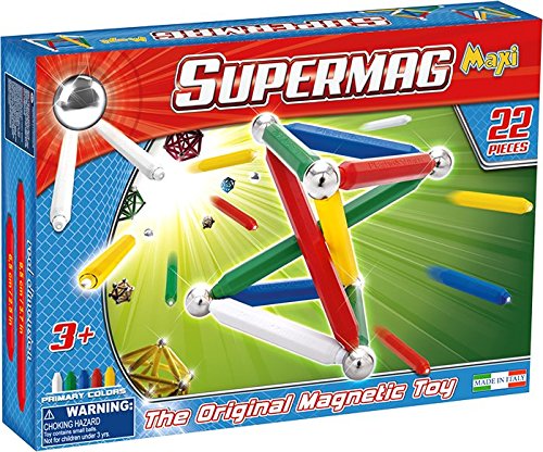 Preisvergleich Produktbild Plastwood 15111 - Supermag Maxi 22, Magnetspielzeug