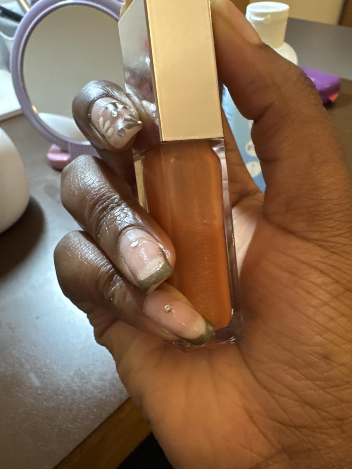 FENTY BEAUTY Gloss Bomb Universal Lip Luminizer - 01 Fenty Glow by Fenty Beauty for Women - 0.3 oz Lip Gloss