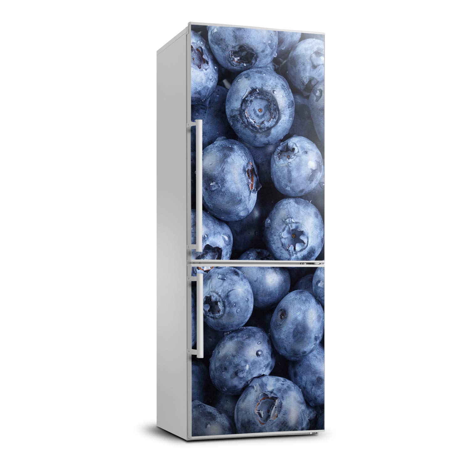 Pegatina de arándanos autoadhesiva de 70x190 cm para reparar la estética del refrigerador