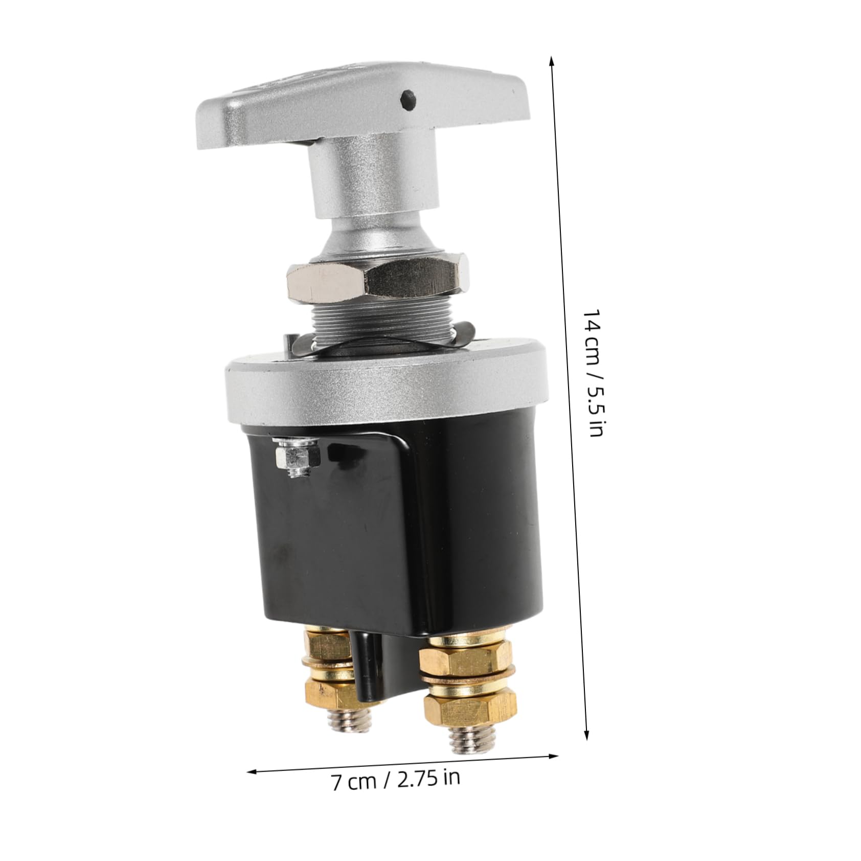 Anneome Universal Rv Battery Disconnect Switch Stylish Marine Boat Power Cut Off Switch for Cars Atvs